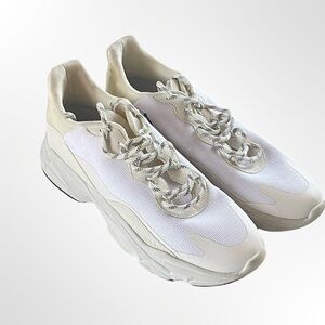 H&M White & Cream Chunky Knit Sneakers in size 41